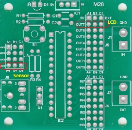 M28 PICAXE board connection